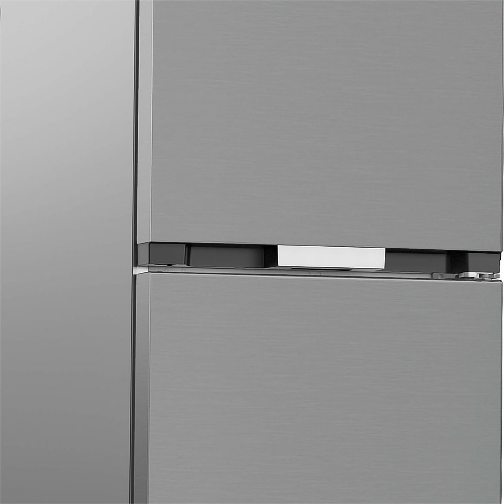 Combina frigorifica GRUNDIG GKPN46821X, No Frost, 316 l, H 186 cm, Clasa E, argintiu