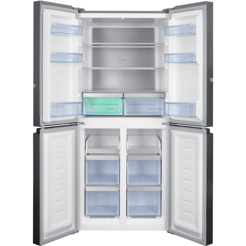 Side by Side BEKO GNO46624MXPN, No Frost, 466 l, H 180 cm, Clasa C, argintiu