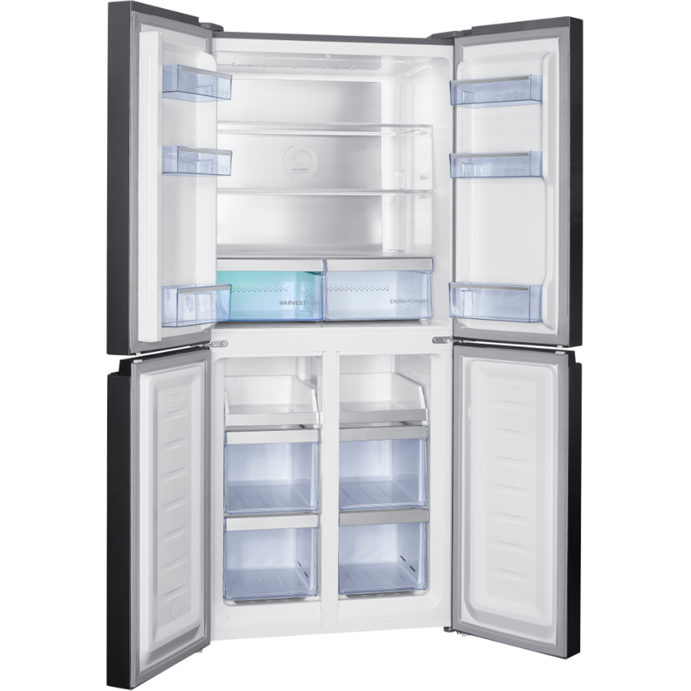 Side by Side BEKO GNO46624MXPN, No Frost, 466 l, H 180 cm, Clasa C, argintiu