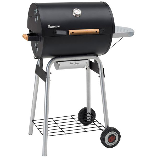 Gratar pe carbuni LANDMANN Black Taurus 440 31420, email,  72 x 44cm, negru