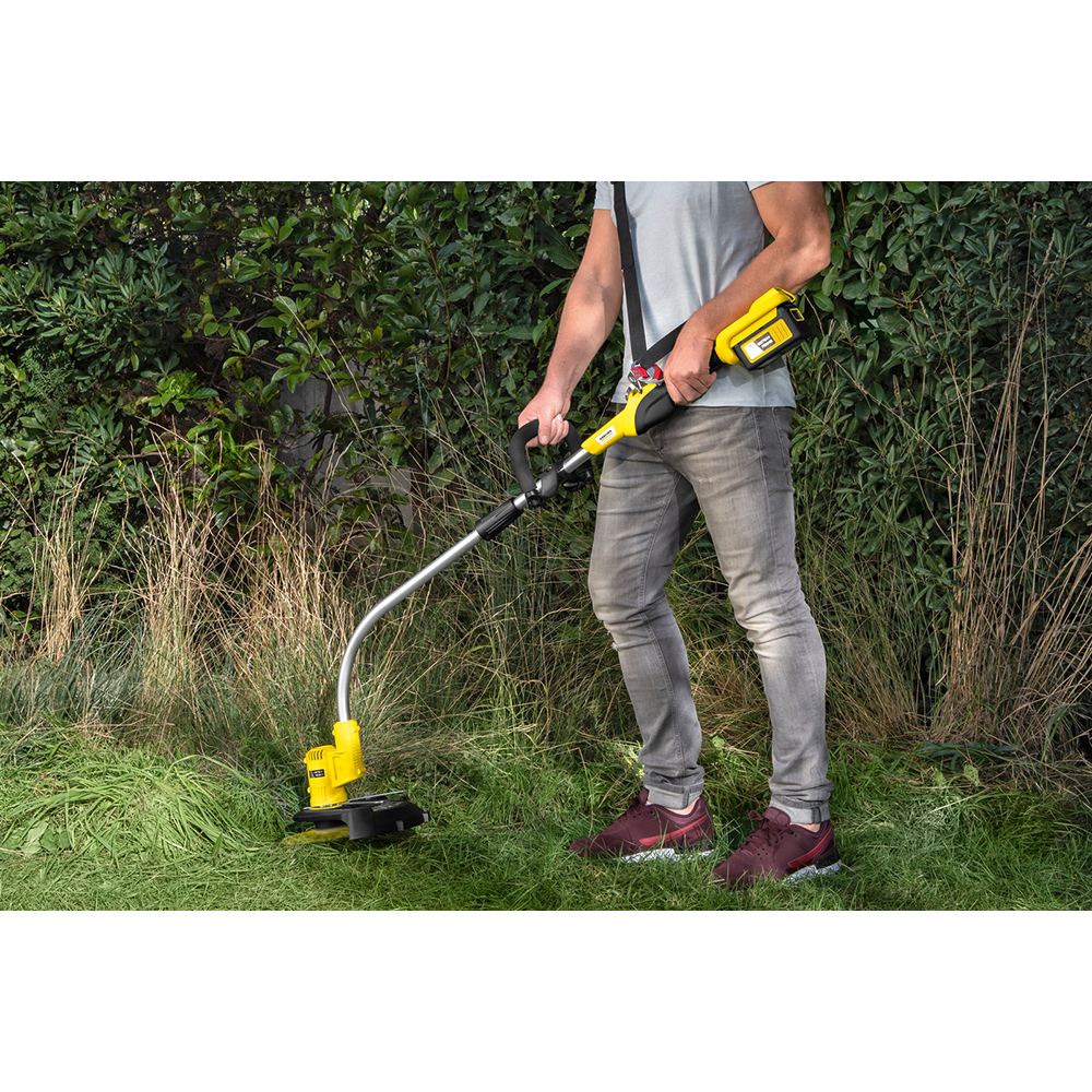 Trimmer electric gazon KARCHER LTR BATTERY 36-33, latime lucru 28-33cm, 7000rpm, acumulator 2.5Ah