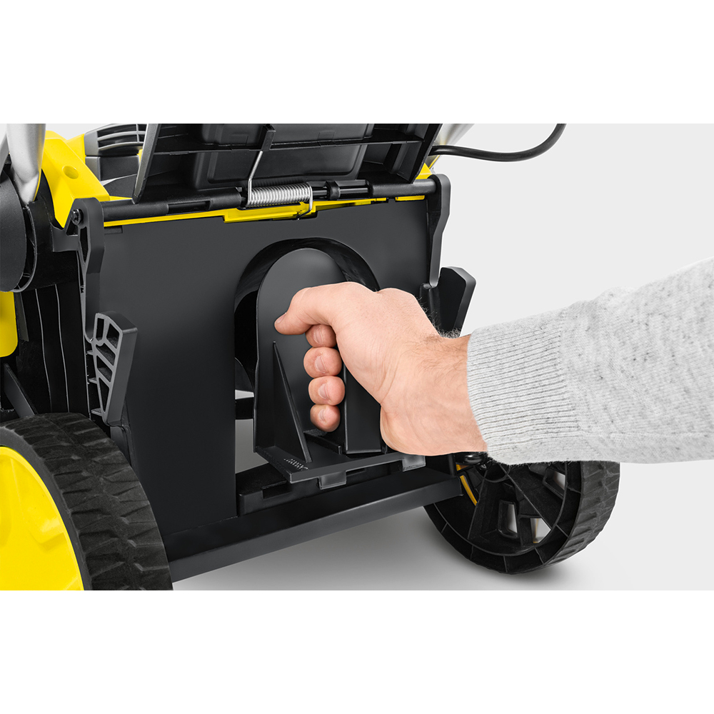 Masina de tuns iarba pe acumulator KARCHER LMO 18-36, Electrica, latime taiere 36 cm, cos 45L, galben