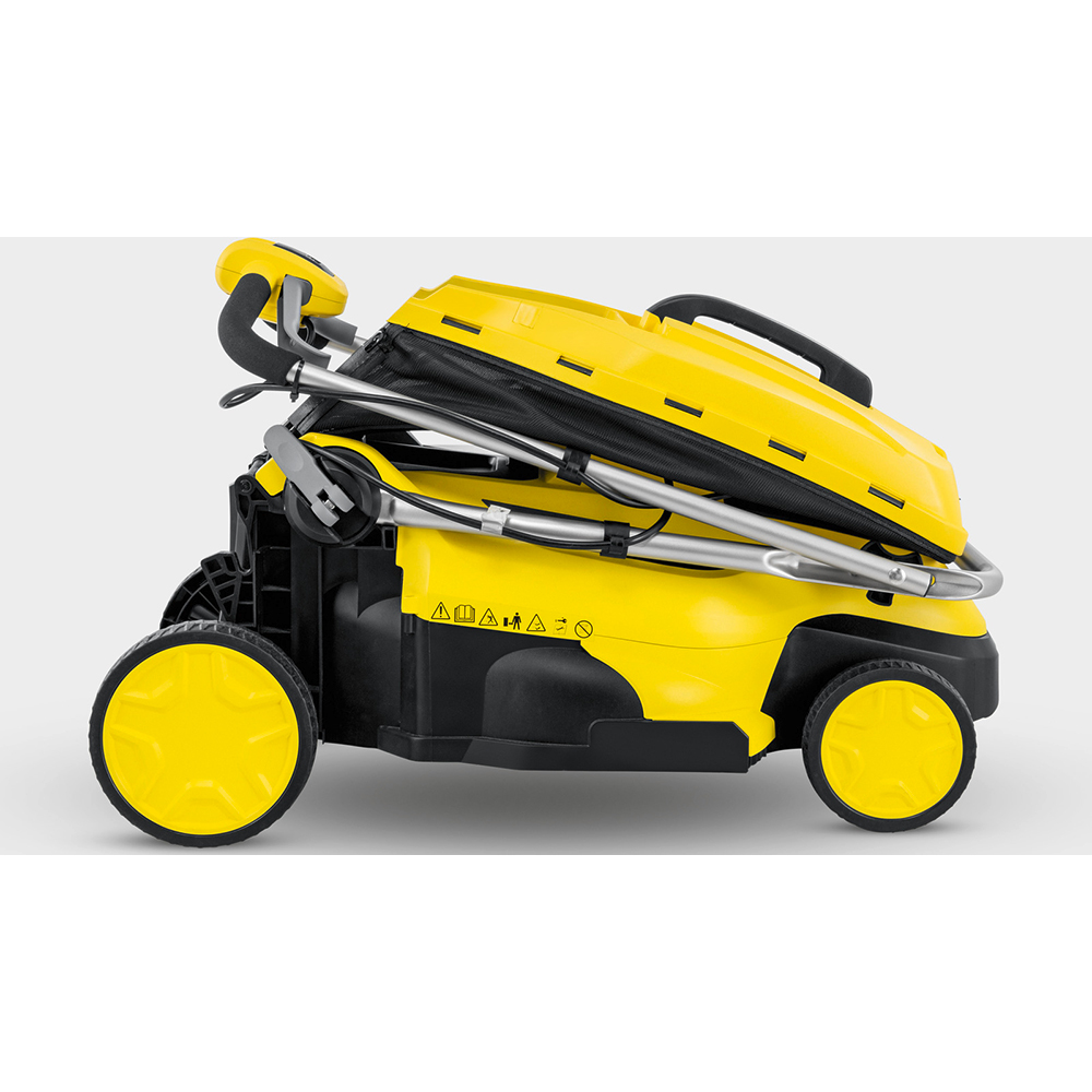 Masina de tuns iarba pe acumulator KARCHER LMO 18-36, Electrica, latime taiere 36 cm, cos 45L, galben
