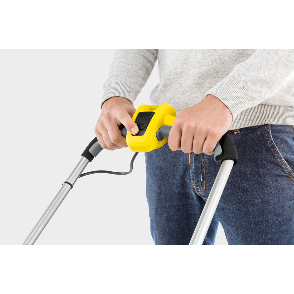Masina de tuns iarba pe acumulator KARCHER LMO 18-36, Electrica, latime taiere 36 cm, cos 45L, galben