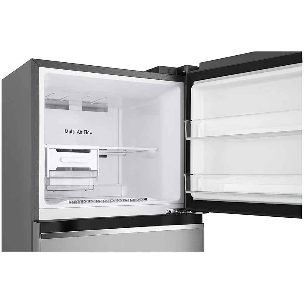 Frigider cu doua usi LG GTBV20PYZJD, No Frost, 266 l, H 168 cm, Clasa E, argintiu
