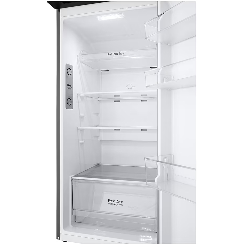Frigider cu doua usi LG GTBV20PYZJD, No Frost, 266 l, H 168 cm, Clasa E, argintiu