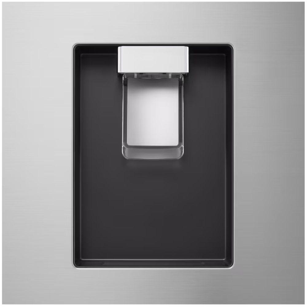 Frigider cu doua usi LG GTFV61PYBQD, No Frost, 609 l, H 186 cm, Clasa E, Dozator apa, ThinQ, argintiu