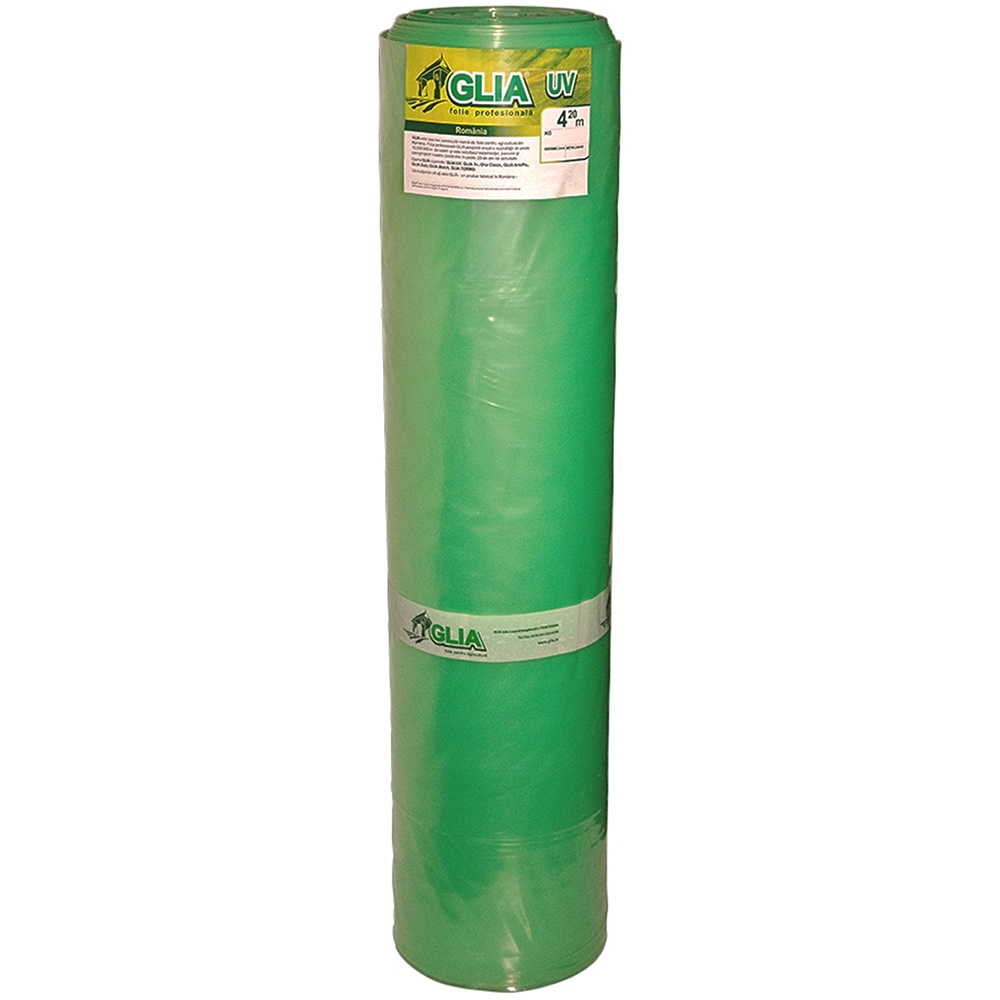 Folie solar GLIA, UV, 0.15 mm, 90 m/rola, verde