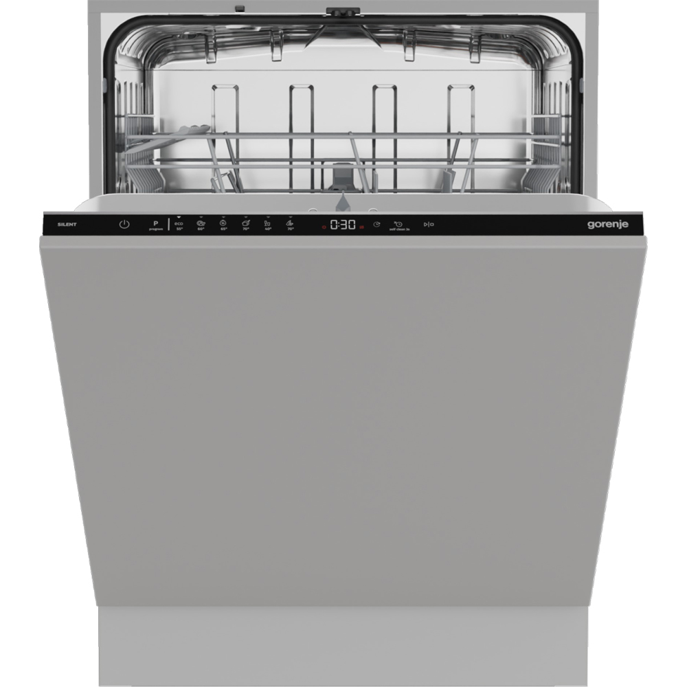 Masina de spalat vase incorporabila GORENJE GV642D65, 14 seturi, 6 programe, 60 cm, Clasa D, panou comanda negru