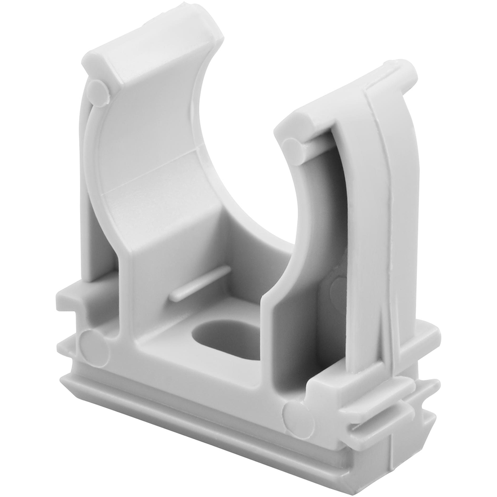 Clema pentru fixare teava GEWISS GW50601, D16mm, gri, 25buc