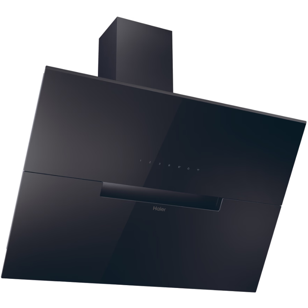 Hota decorativa HAIER HADG9CBS4BWIFI, 1 motor, 624 m3/h, L 90 cm, Wi-Fi, negru