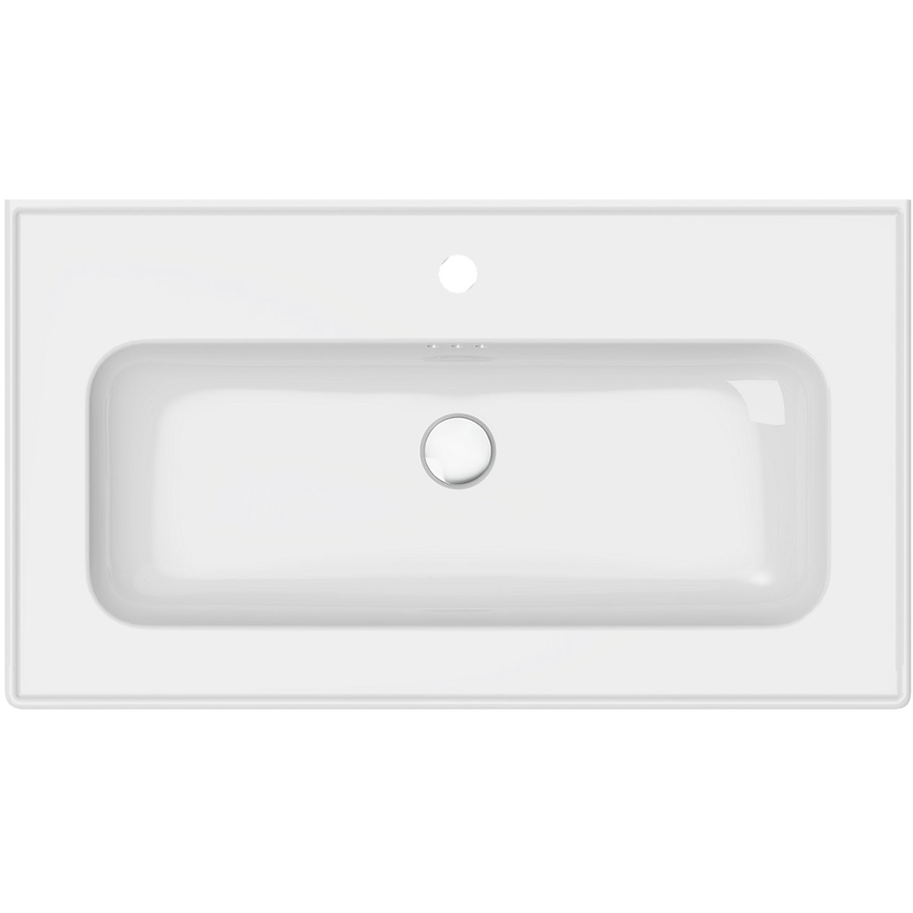Lavoar incorporabil GoodHome Endell, ceramica, 83.4 x 47 cm, alb