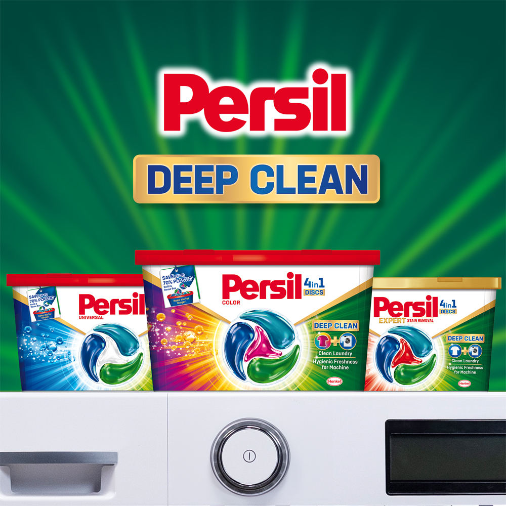 Detergent capsule PERSIL 4in1 Discs Color, 2 x 40 spalari