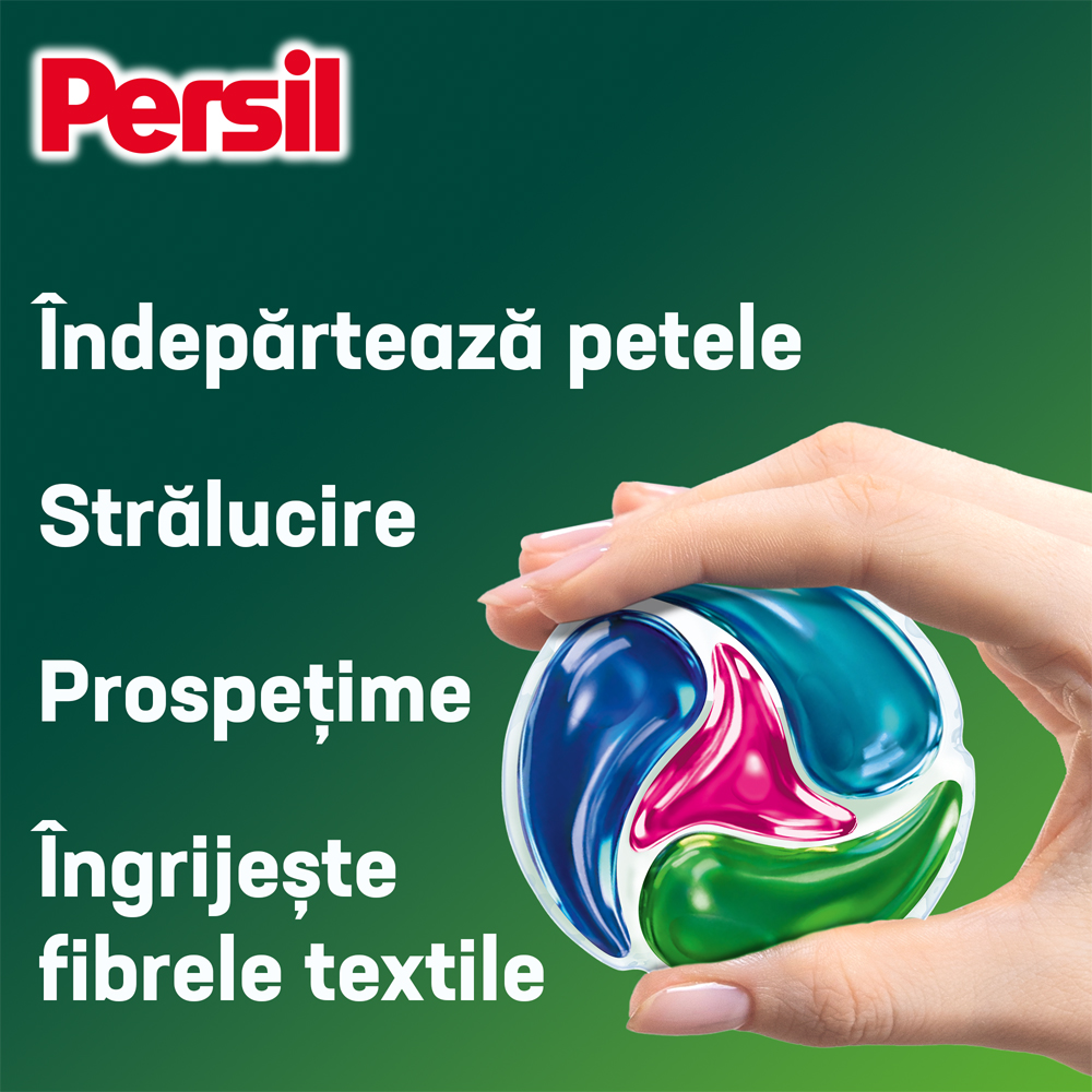 Detergent capsule PERSIL 4in1 Discs Color, 60 spalari
