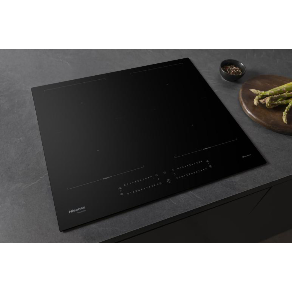 Plita incorporabila HISENSE HI6442BSCWF, Inductie, 4 arzatoare, Touch Control, negru