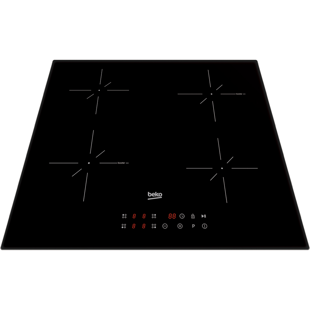 Plita incorporabila BEKO HII6442TBO, Inductie, 4 arzatoare, Touch Control, negru