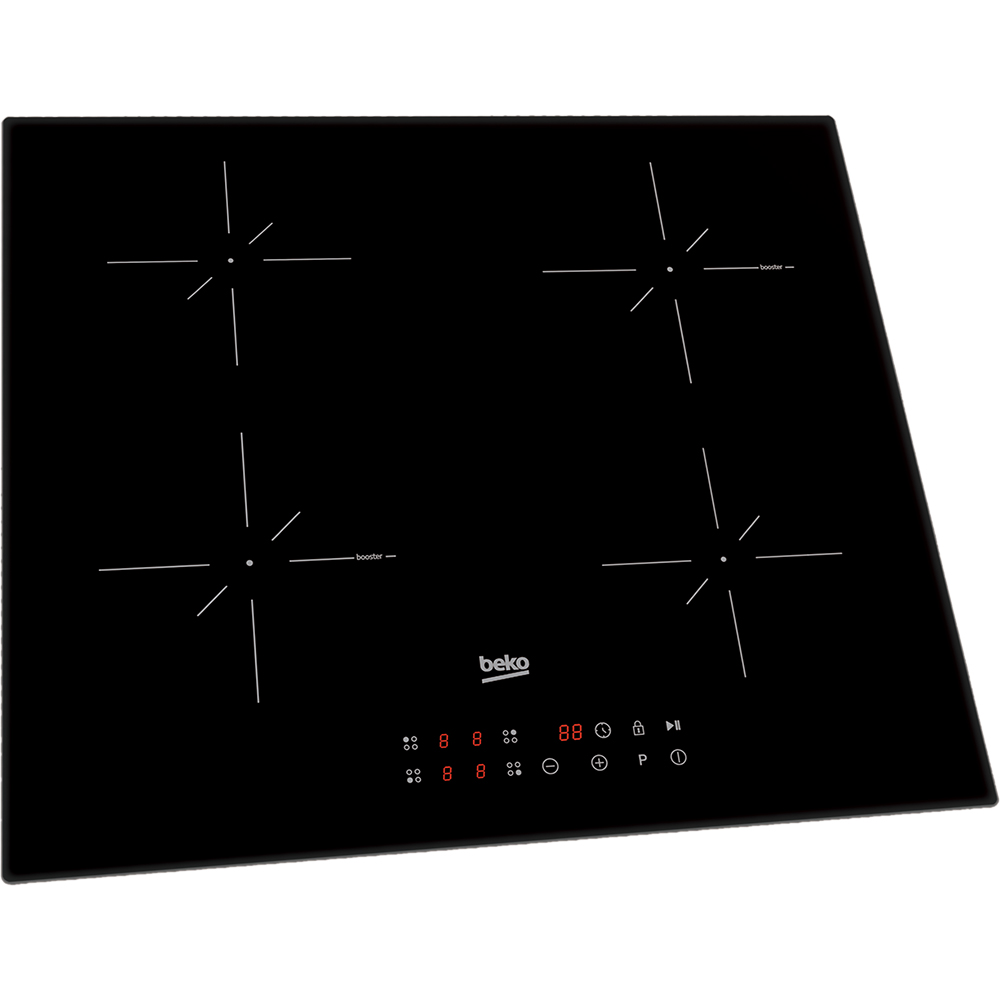 Plita incorporabila BEKO HII6442TBO, Inductie, 4 arzatoare, Touch Control, negru