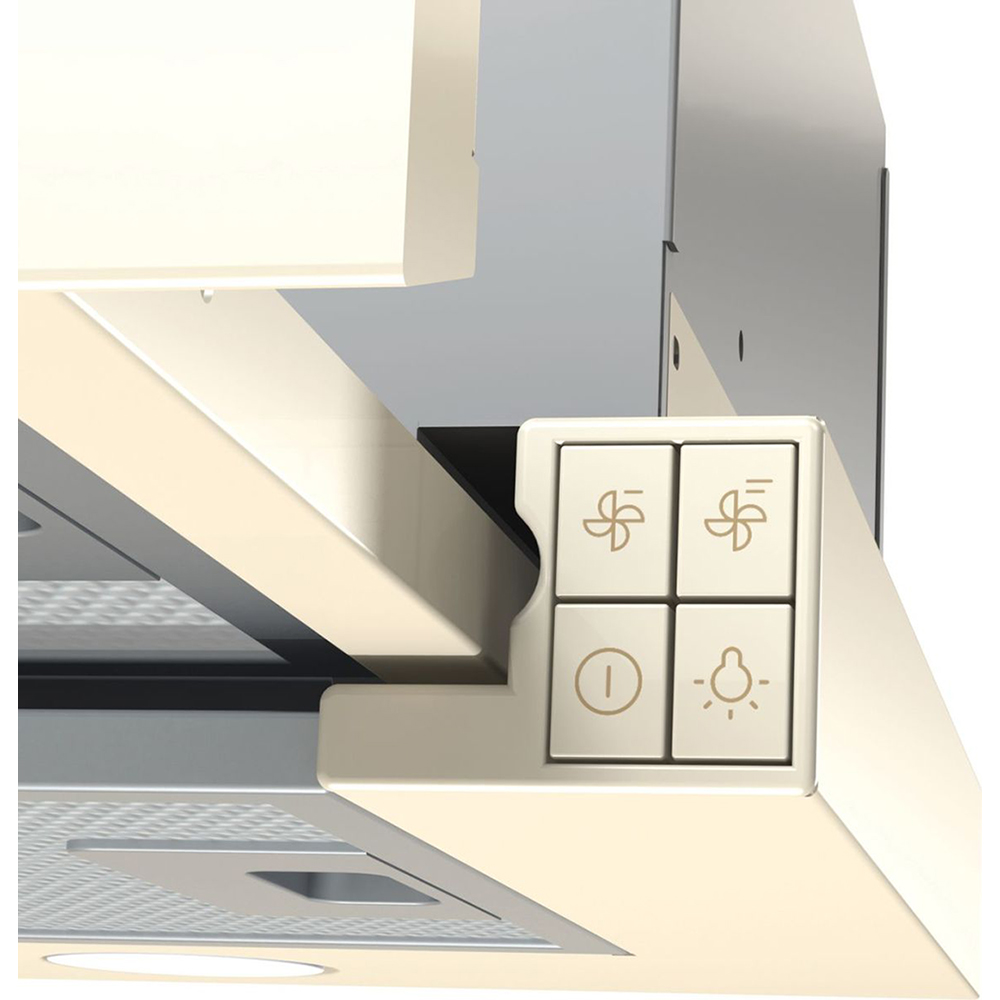 Hota incorporabila telescopica GORENJE BHP62CLI, 1 motor, 435 m3/h, L 60 cm, bej