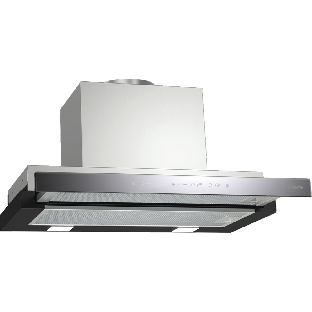 Hota incorporabila telescopica GORENJE BHP643S3BG, 1 motor, 798 m3/h, L 60 cm, negru