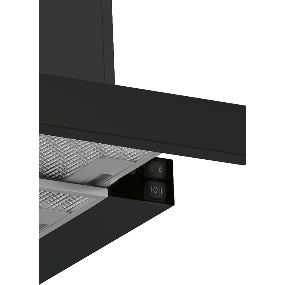 Hota incorporabila telescopica CANDY CBT625/2B/1, 1 motor, 332 m3/h, L 60 cm, negru