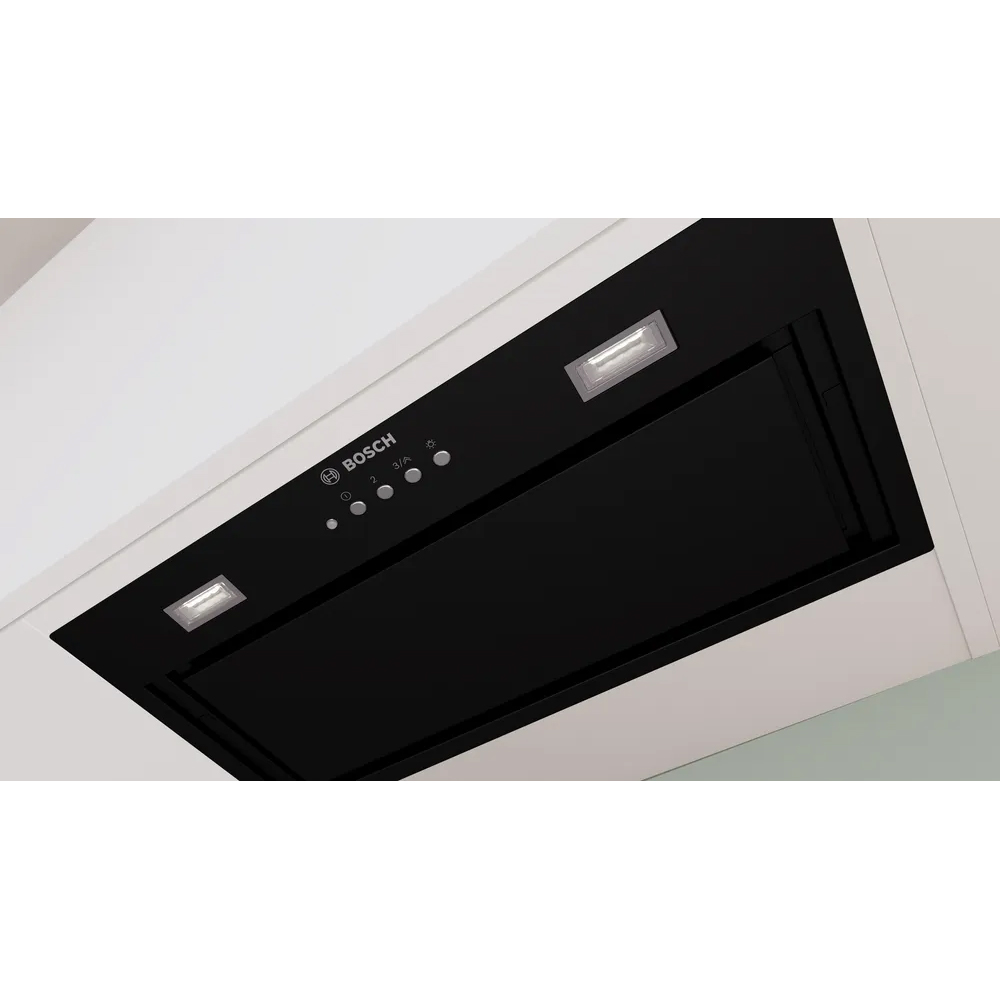 Hota incorporabila BOSCH DLN56AC60, 1 motor, 645 m3/h, L 52 cm, negru