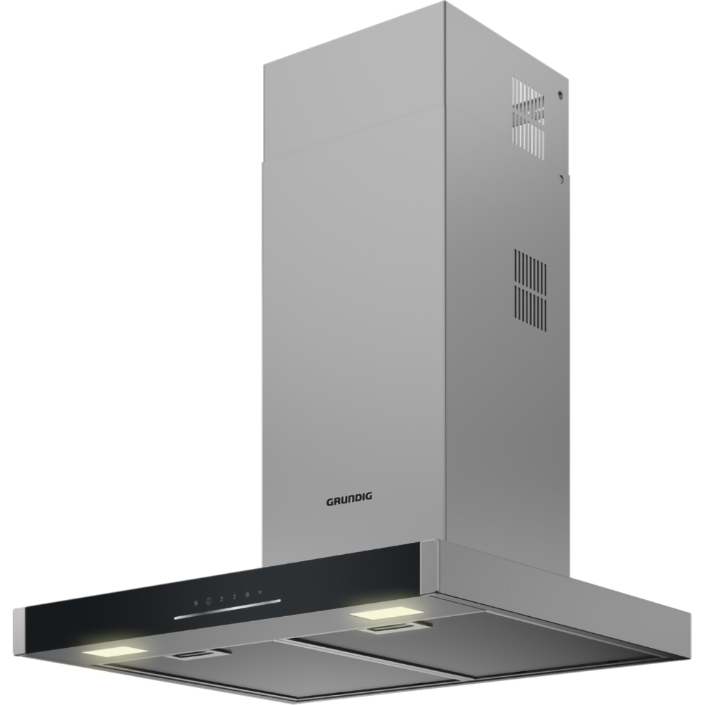 Hota decorativa GRUNDIG GDKP2464BBSC, 1 motor, 700 m3/h, L 60 cm, negru-inox