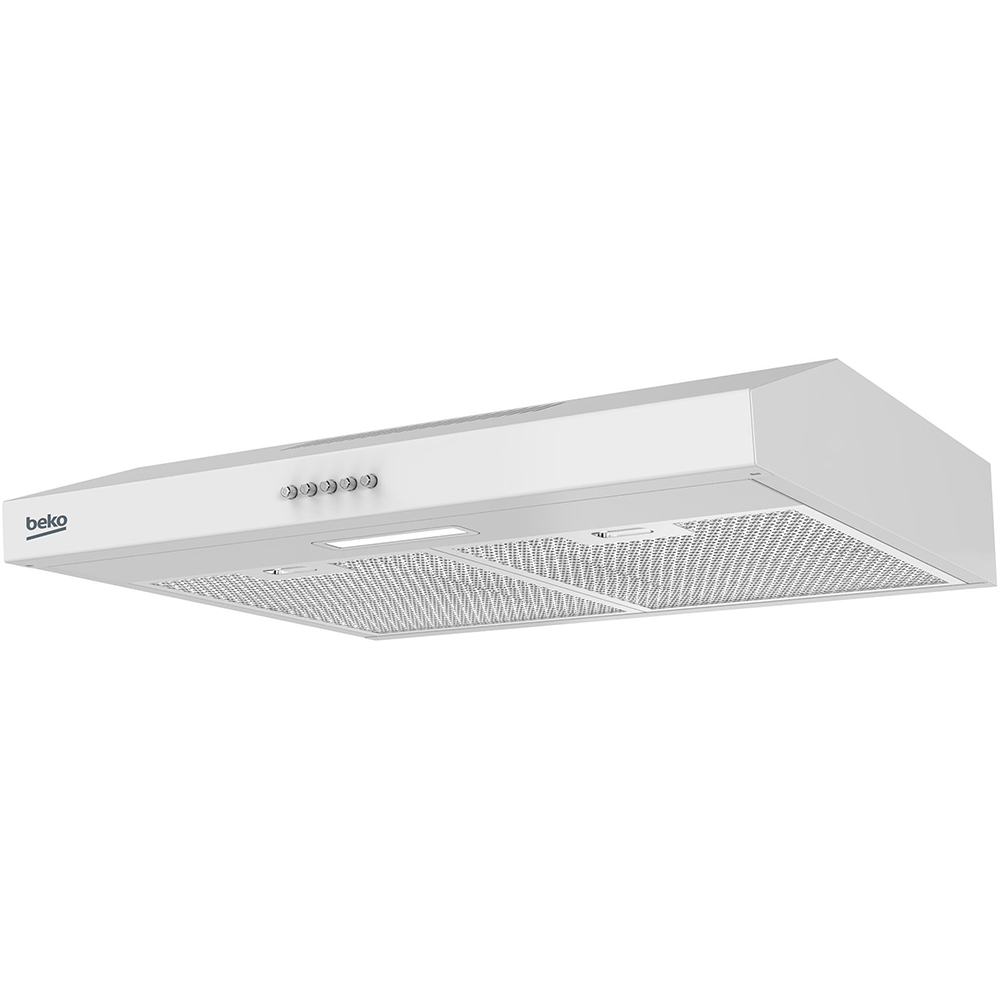 Hota traditionala BEKO HNS61222NAW, 1 motor, 201 m3/h, L 60 cm, alb
