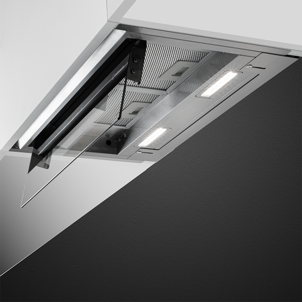 Hota incorporabila TURBIONAIRE Enia 60 S TEN60BS, 1 motor, 720 m3/h, L 60 cm, inox