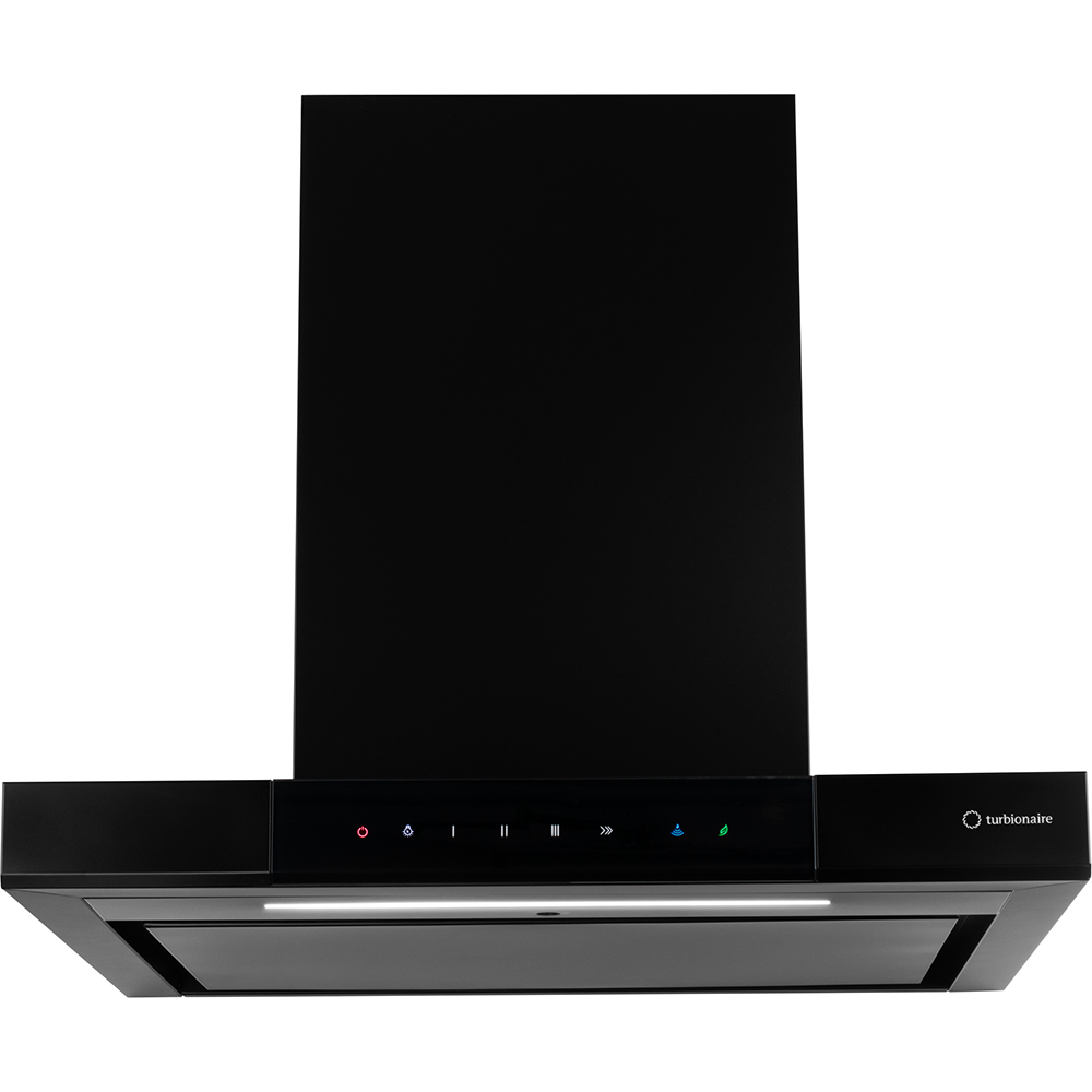 Hota decorativa TURBIONAIRE Elva 60 WB TEV60WB, 1 motor, 692 m3/h, L 60 cm, negru