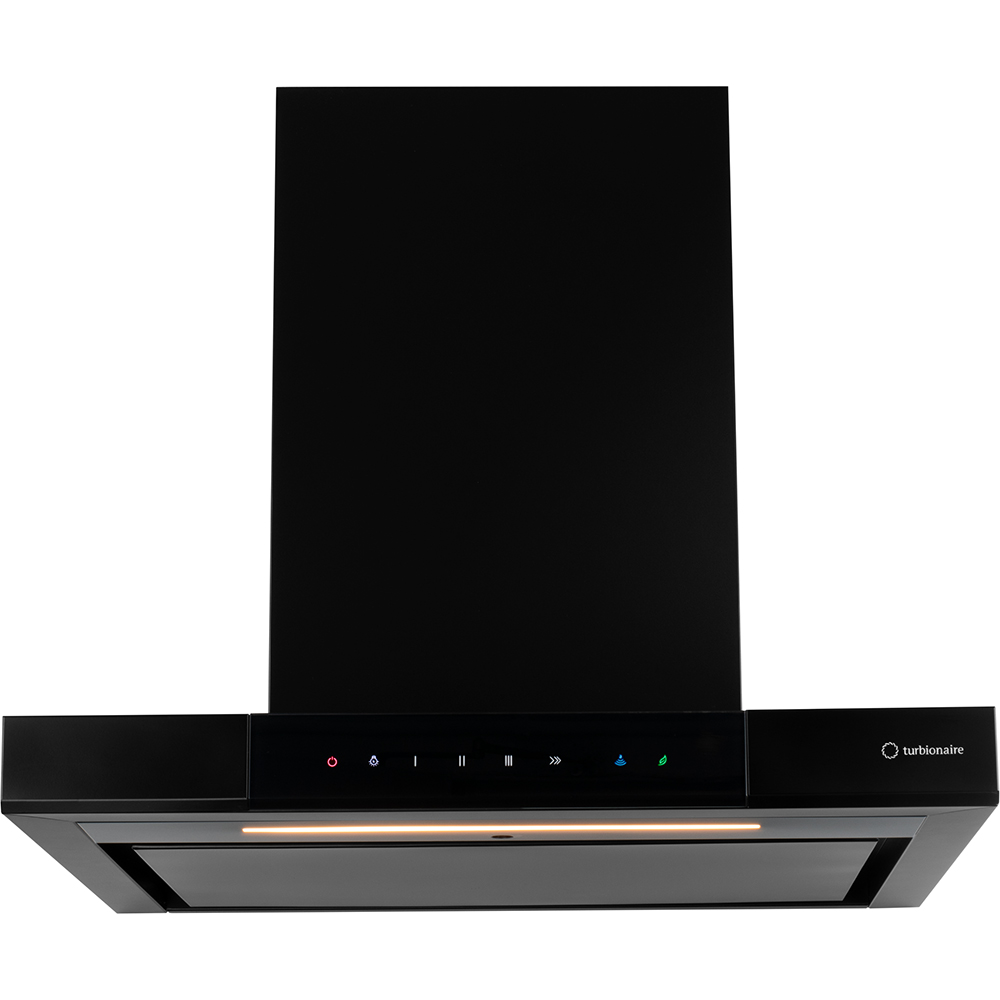 Hota decorativa TURBIONAIRE Elva 60 WB TEV60WB, 1 motor, 692 m3/h, L 60 cm, negru