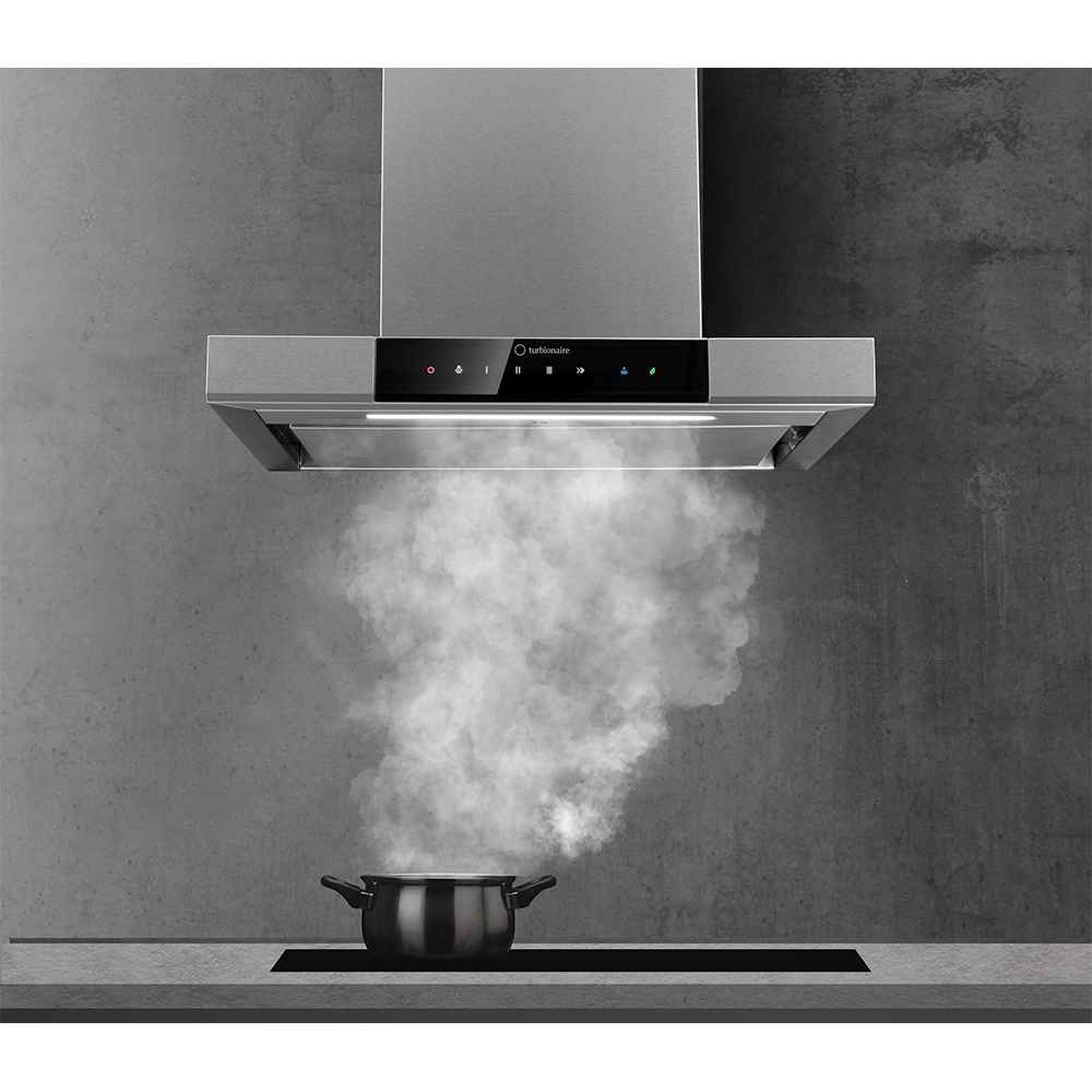 Hota decorativa TURBIONAIRE Elva 60 WS TEV60WS, 1 motor, 692 m3/h, L 60 cm, inox