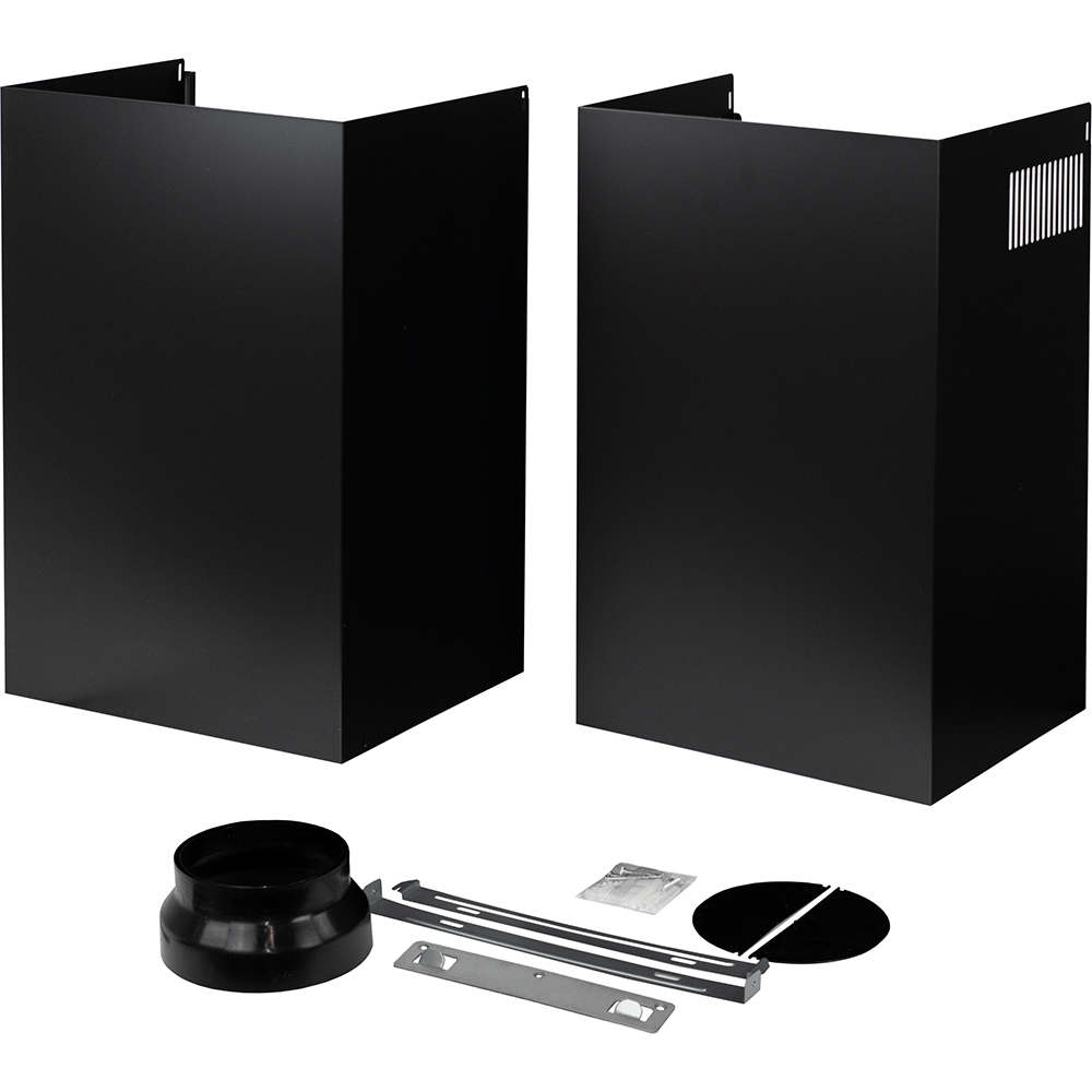 Hota decorativa TURBIONAIRE Elva 90 WB TEV90WB, 1 motor, 692 m3/h, L 90 cm, negru