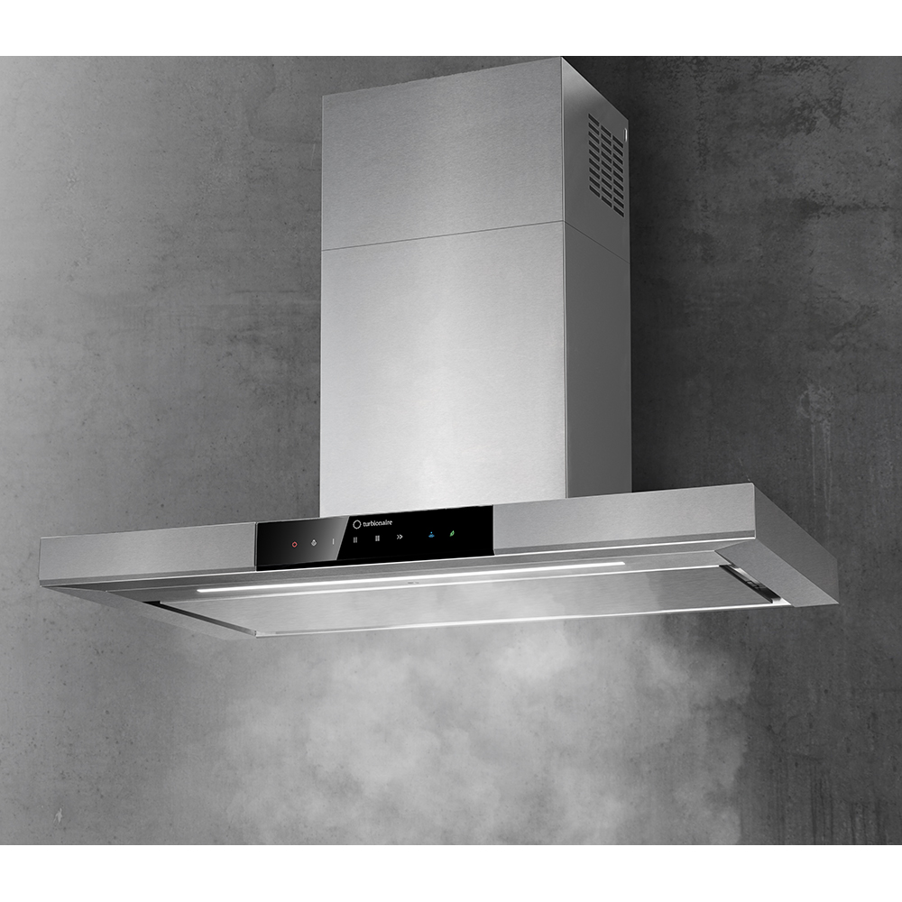 Hota decorativa TURBIONAIRE Elva 90 WS TEV90WS, 1 motor, 692 m3/h, L 90 cm, inox