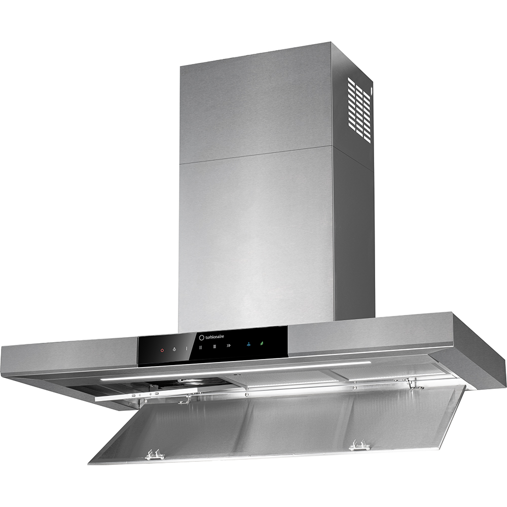 Hota decorativa TURBIONAIRE Elva 90 WS TEV90WS, 1 motor, 692 m3/h, L 90 cm, inox