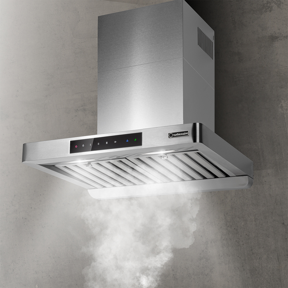 Hota decorativa TURBIONAIRE Tech 60 S TTE60WPS, 1 motor, 711 m3/h, L 60 cm, inox