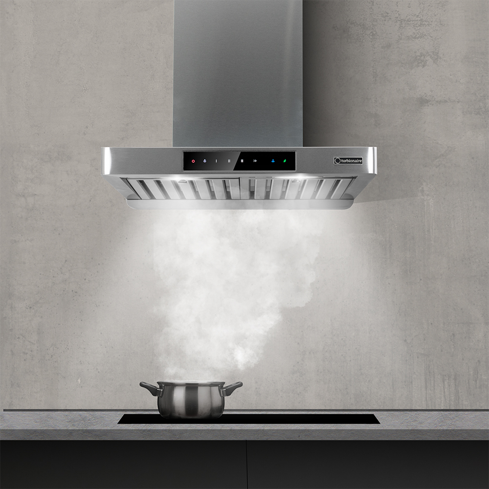 Hota decorativa TURBIONAIRE Tech 60 S TTE60WPS, 1 motor, 711 m3/h, L 60 cm, inox