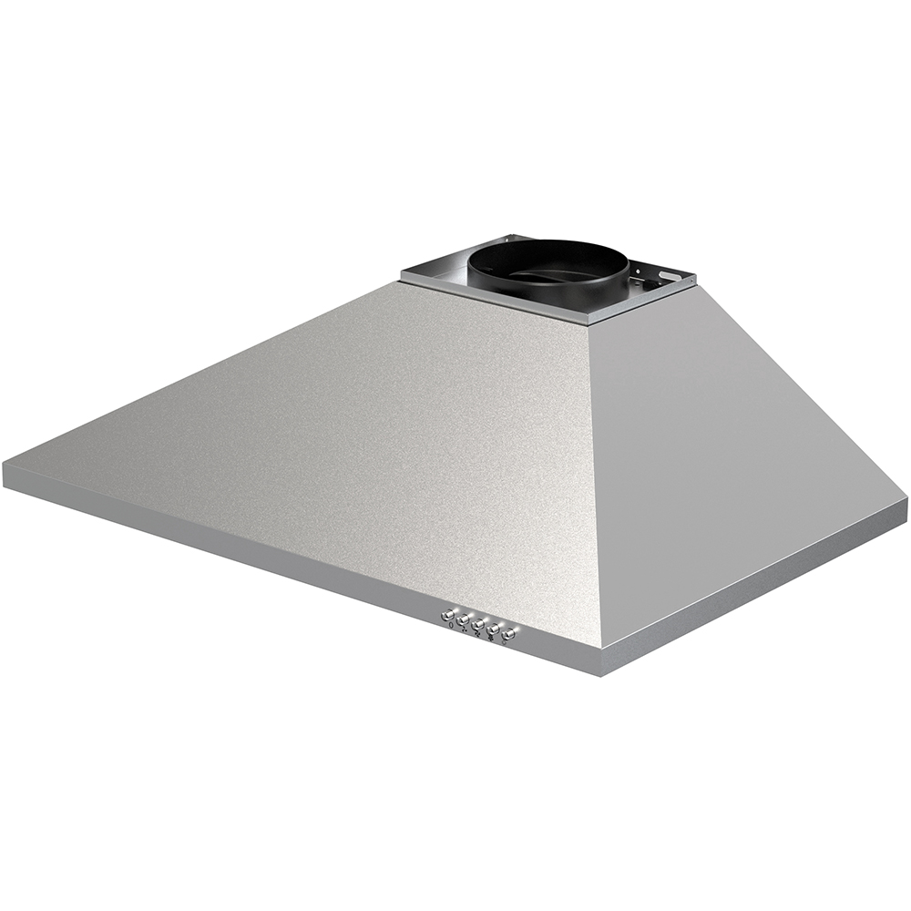 Hota decorativa VORTEX VHTD601SS01S, 1 motor, 362 m3/h, L 60 cm, inox