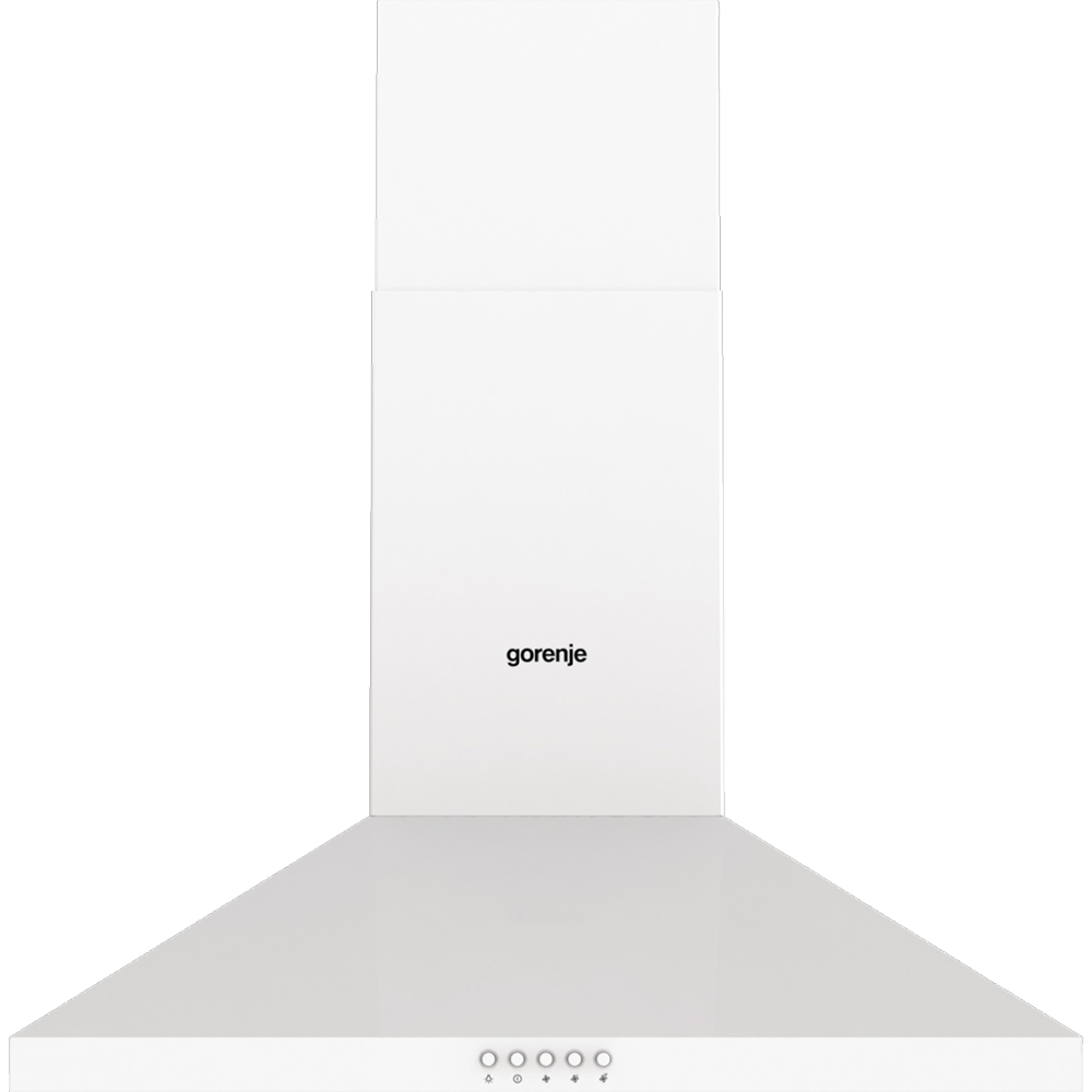 Hota decorativa GORENJE WHC629E4W, 1 motor, 450 m3/h, L 60 cm, alb