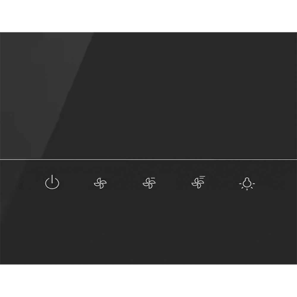 Hota decorativa GORENJE WHI649EB, 1 motor, 608 m3/h, L 60 cm, negru