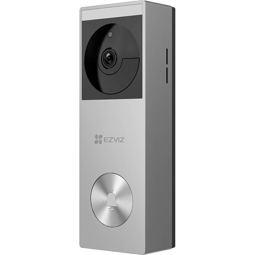 Sonerie video EZVIZ HP3 Pro, 2K, Wi-Fi, IP65, Unghi de vizualizare 120, panou solar, negru