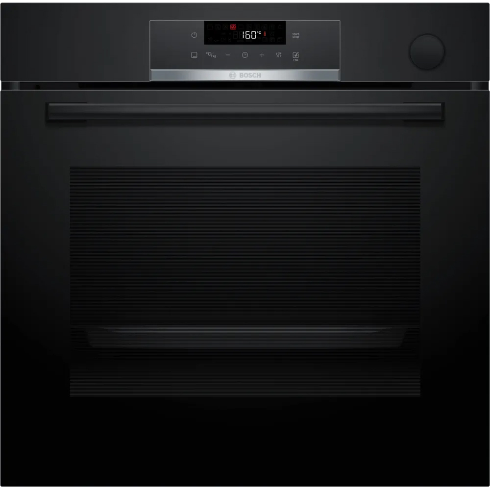 Cuptor incorporabil BOSCH HRG532EB3, Electric, Gatire cu abur, Autocuratare EcoClean, 71 l, Clasa A+, negru