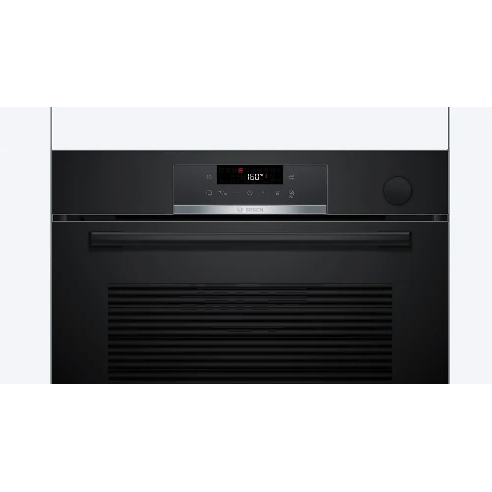 Cuptor incorporabil BOSCH HRG532EB3, Electric, Gatire cu abur, Autocuratare EcoClean, 71 l, Clasa A+, negru