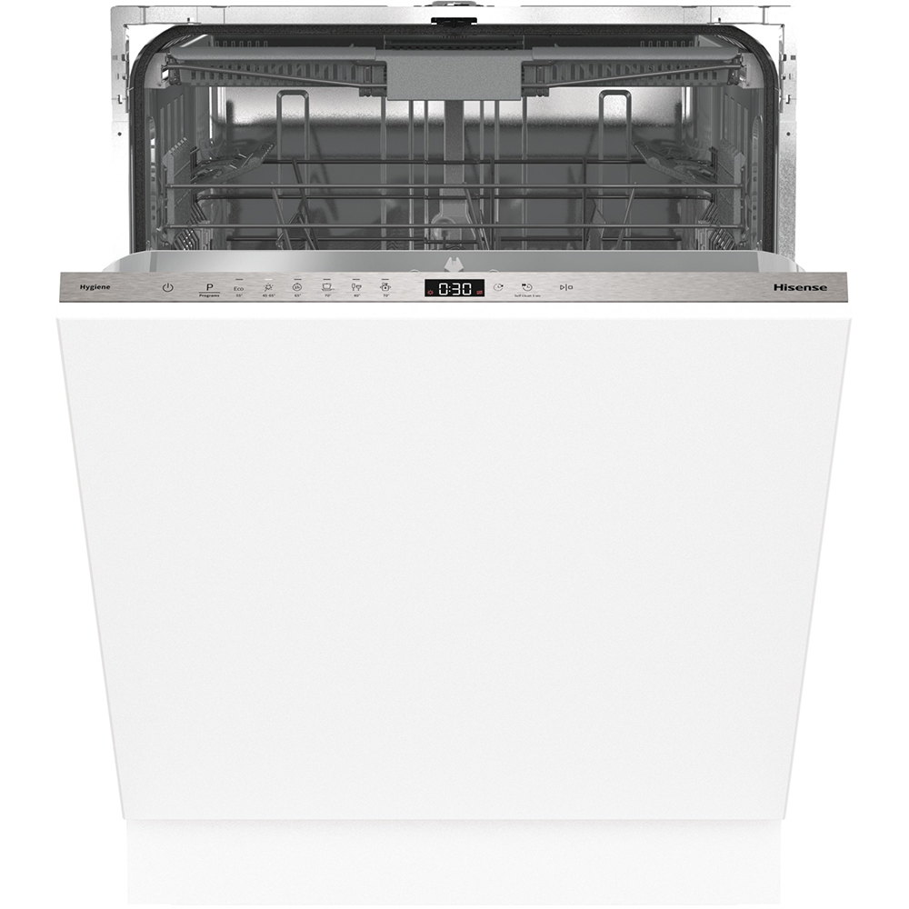 Masina de spalat vase incorporabila HISENSE HV643D90, 16 seturi, 6 programe, 60 cm, Clasa D, panou comanda inox