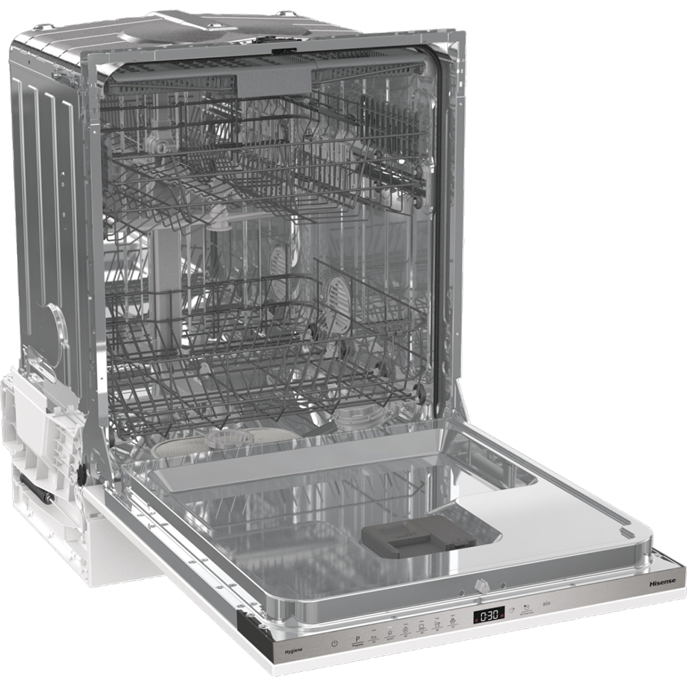 Masina de spalat vase incorporabila HISENSE HV643D90, 16 seturi, 6 programe, 60 cm, Clasa D, panou comanda inox