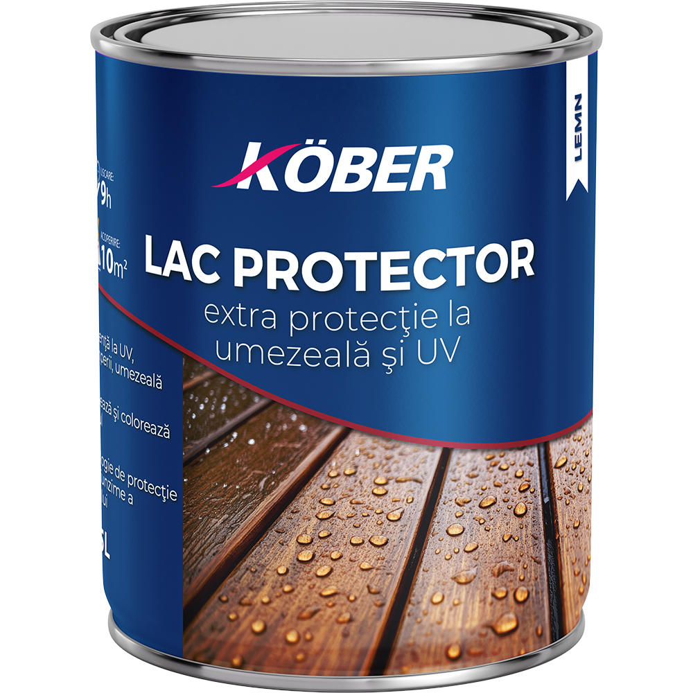 Lac protector 2 in 1 KOBER New, cires, 0.75L