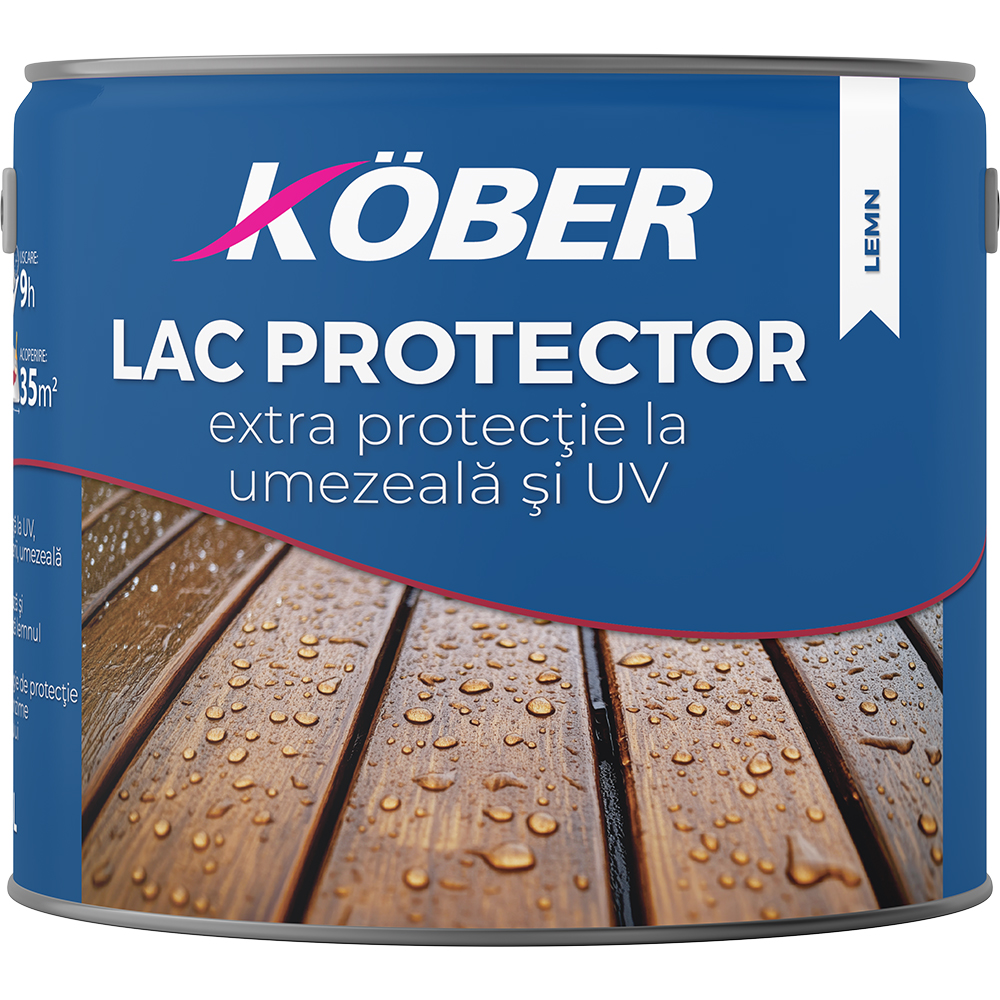 Lac protector 2 in 1 KOBER New, cires, 2.5L