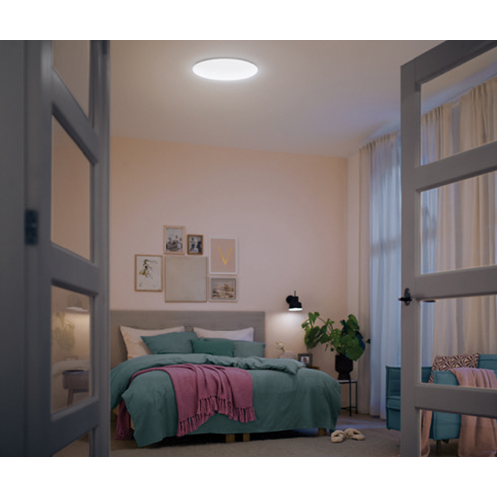 Plafoniera PHILIPS Moire, 20W, 4000K, 2300lm, IP20, alb