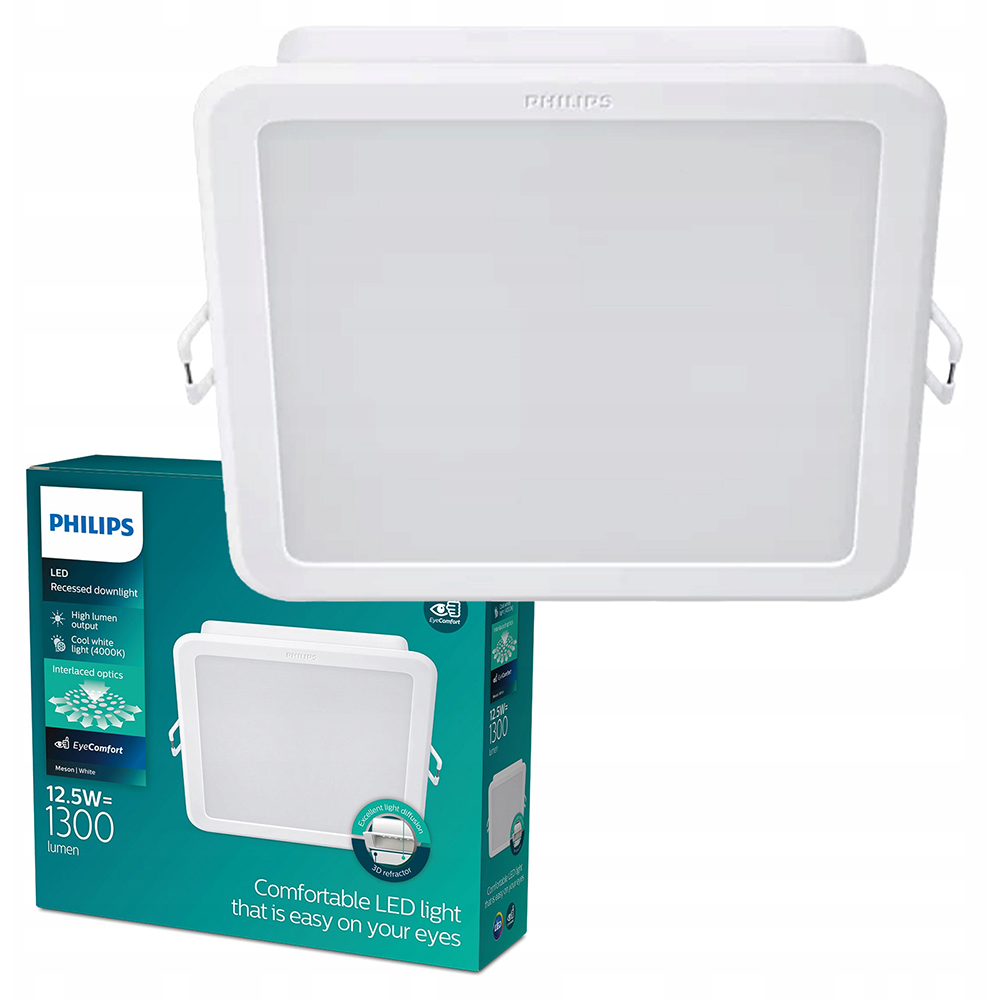 Plafoniera LED PHILIPS Meson 8720169173460, 12.5W, 960lm, alb