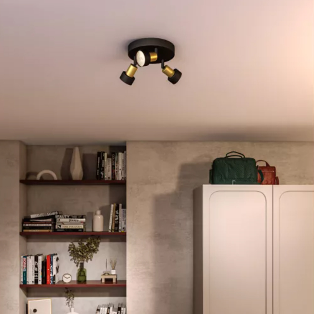 Spot LED PHILIPS 8720169299955, 3 x 5W, IP20, negru