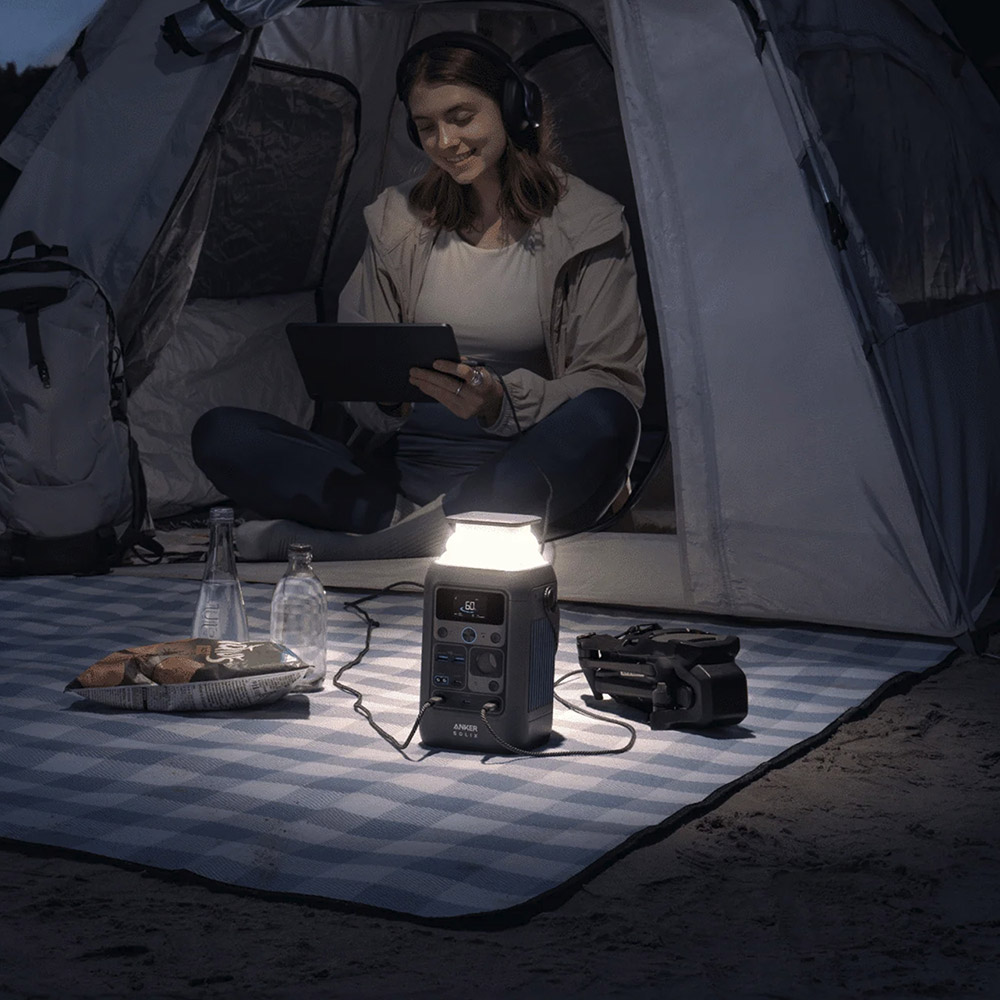 Statie de incarcare portabila ANKER Solix C300X DC, 300W, 288Wh, USB-A, USB-C, MC4, XT60, negru